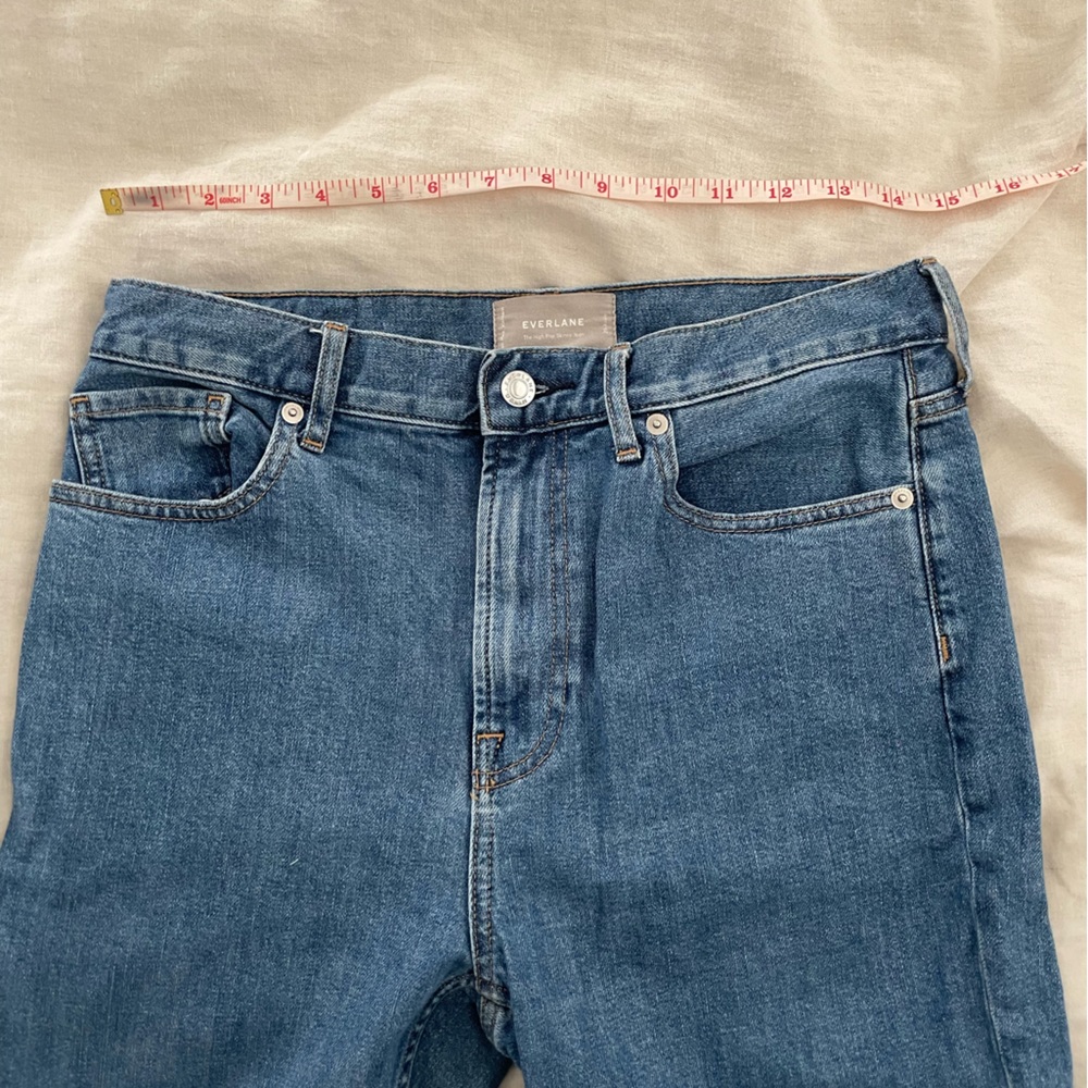 Everlane High Rise Skinny Blue Ankle Jean - Picture 5 of 7
